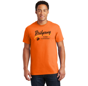 Bridgeway Island-Adult Unisex T-Shirt Cursive Logo