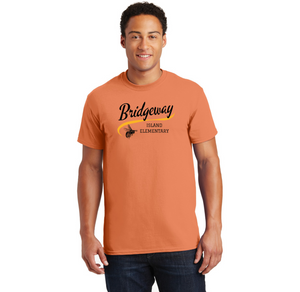 Bridgeway Island-Adult Unisex T-Shirt Cursive Logo