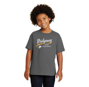 Bridgeway Island-Youth Unisex T-Shirt Cursive Logo