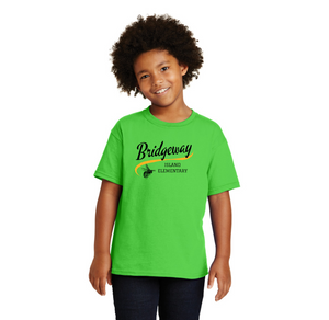 Bridgeway Island-Youth Unisex T-Shirt Cursive Logo