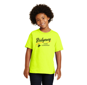 Bridgeway Island-Youth Unisex T-Shirt Cursive Logo