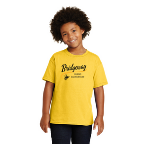 Bridgeway Island-Youth Unisex T-Shirt Cursive Logo