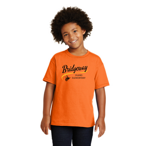 Bridgeway Island-Youth Unisex T-Shirt Cursive Logo