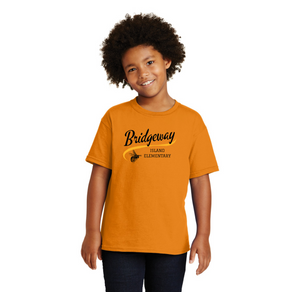 Bridgeway Island-Youth Unisex T-Shirt Cursive Logo