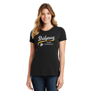 Bridgeway Island-Womens Fan Favorite Tee Cursive Logo