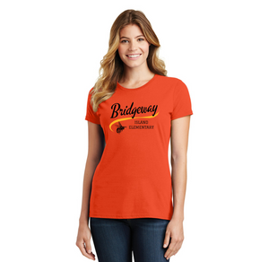 Bridgeway Island-Womens Fan Favorite Tee Cursive Logo