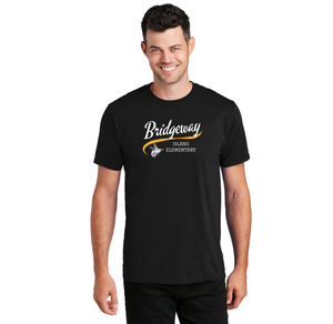 Bridgeway Island-Adult Unisex Fan Favorite Premium Tee Cursive Logo