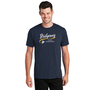 Bridgeway Island-Adult Unisex Fan Favorite Premium Tee Cursive Logo