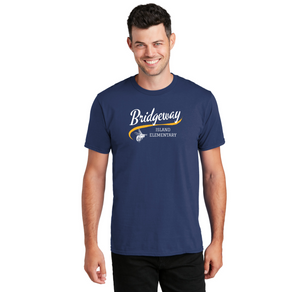 Bridgeway Island-Adult Unisex Fan Favorite Premium Tee Cursive Logo