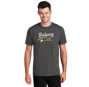 Bridgeway Island-Adult Unisex Fan Favorite Premium Tee Cursive Logo