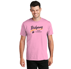 Bridgeway Island-Adult Unisex Fan Favorite Premium Tee Cursive Logo