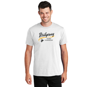 Bridgeway Island-Adult Unisex Fan Favorite Premium Tee Cursive Logo