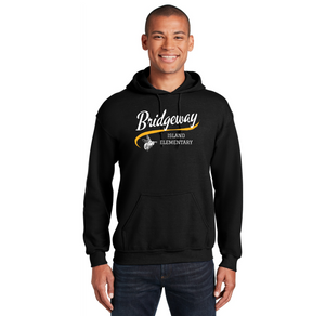 Bridgeway Island-Adult Unisex Hoodie Cursive Logo