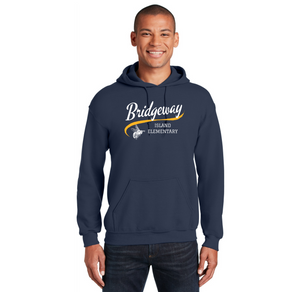 Bridgeway Island-Adult Unisex Hoodie Cursive Logo