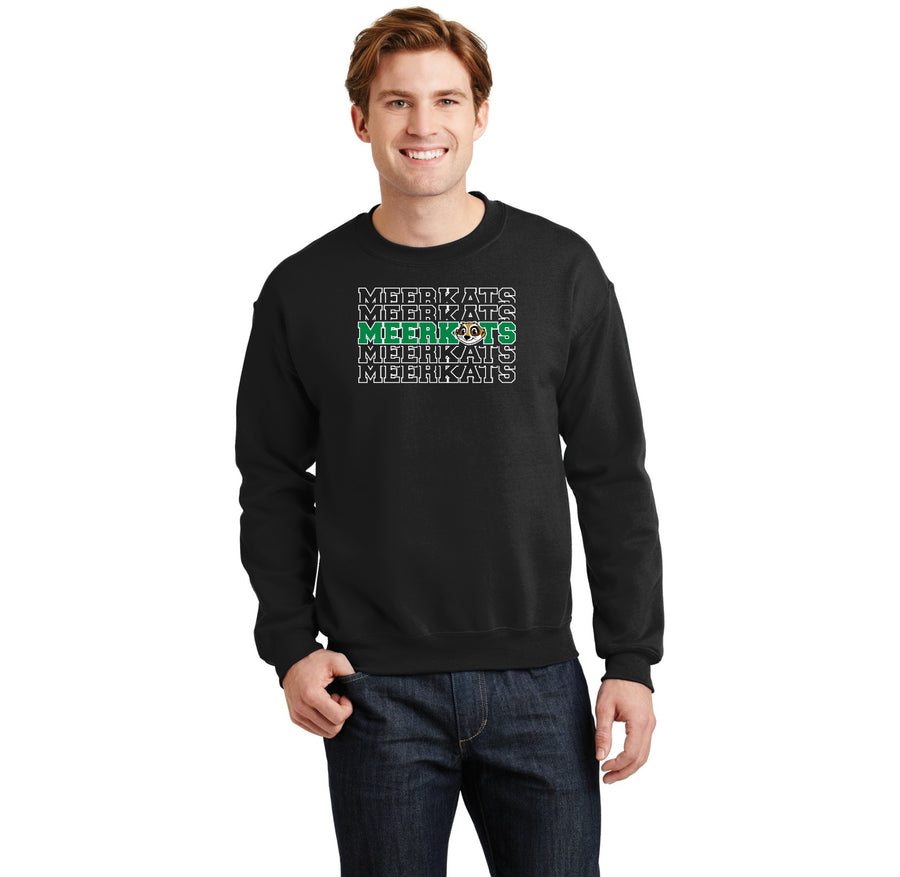 Matt Garcia Career and College Academy Spirit Wear 2024 On-Demand-Adult Unisex Crewneck Sweatshirt_Typographic Logo