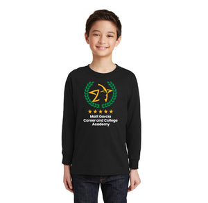 Matt Garcia Career and College Academy-Youth Unisex Long Sleeve Tee_Star Logo