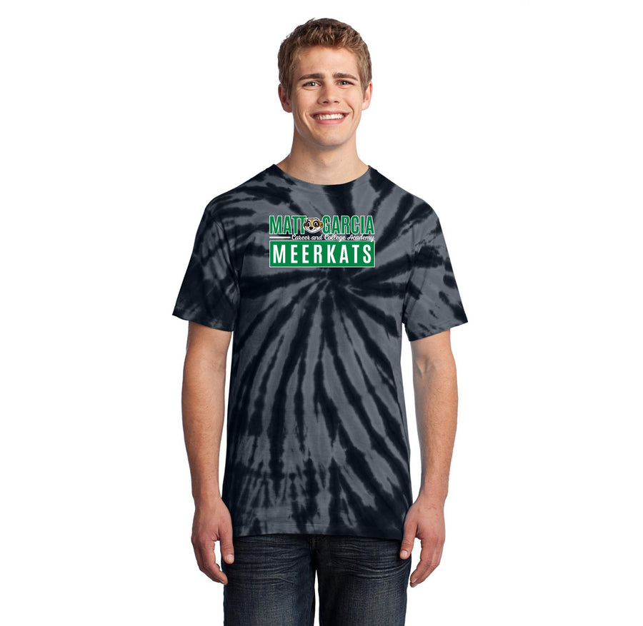 Matt Garcia Career and College Academy Spirit Wear 2024 On-Demand-Adult Unisex Tie-Dye Shirt_Matt Garcia Logo