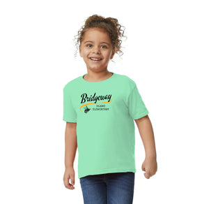 Bridgeway Island Spirit Wear 2024-25 On-Demand Store-Toddler Unisex T-Shirt Cursive Logo