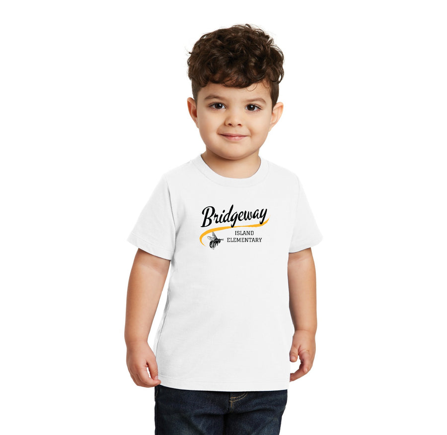 Bridgeway Island-Toddler Premium Unisex T-Shirt Cursive Logo