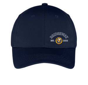 Bridgeway Island-Youth Port & Company Six-Panel Twill Cap Circle Logo