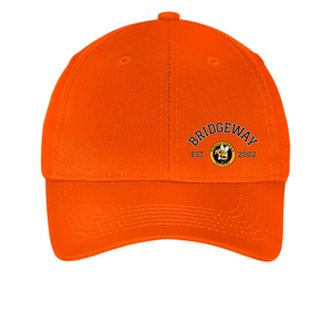 Bridgeway Island-Youth Port & Company Six-Panel Twill Cap Circle Logo