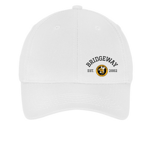 Bridgeway Island-Youth Port & Company Six-Panel Twill Cap Circle Logo