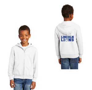 Lincoln Elementary Spirit Wear 2023/24 On-Demand-Youth Unisex Full-Zip Hooded Sweatshirt
