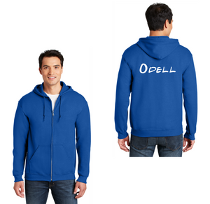 Odell Rec Sports Store 2024 On-Demand-Adult Unisex Full-Zip Hooded Sweatshirt Typographic Logo