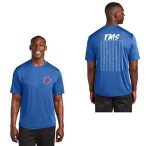 Fallon Middle School Graduation Store-Adult Unisex Dri-Fit Shirt Class of 2024 Left Chest