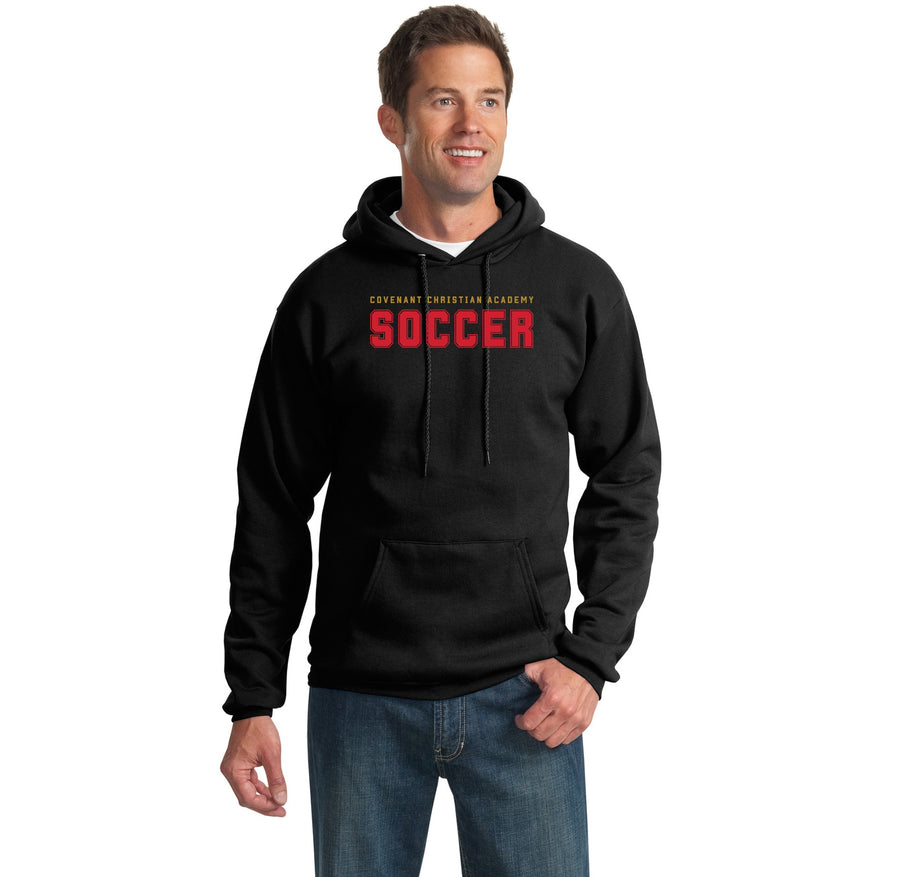 Covenant Christian Academy Spirit Wear 2023-24 On-Demand-Adult Unisex Port & Company Hoodie Soccer
