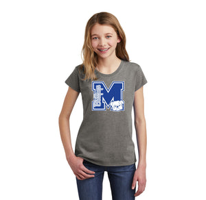 Martinez Jr High School Spirit Wear 2024 On-Demand-Girls Premium Tee M Logo