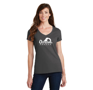 Odell Rec Sports Store 2024 On-Demand-Womens Fan Favorite V-Neck Tee Soccer Logo