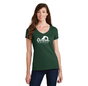 Odell Rec Sports Store 2024 On-Demand-Womens Fan Favorite V-Neck Tee Soccer Logo