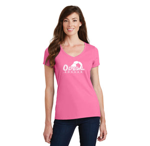 Odell Rec Sports Store 2024 On-Demand-Womens Fan Favorite V-Neck Tee Soccer Logo