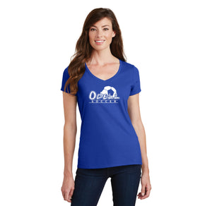 Odell Rec Sports Store 2024 On-Demand-Womens Fan Favorite V-Neck Tee Soccer Logo