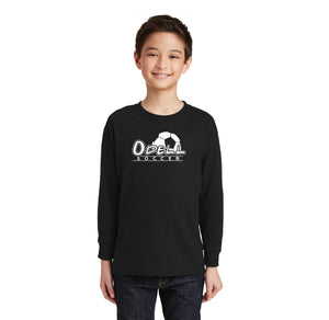 Odell Rec Sports Store 2024 On-Demand-Youth Unisex Long Sleeve Tee Soccer Logo