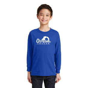 Odell Rec Sports Store 2024 On-Demand-Youth Unisex Long Sleeve Tee Soccer Logo