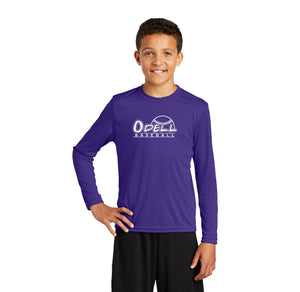 Odell Rec Sports Store 2024 On-Demand-Youth Unisex Dri-Fit Long Sleeve Tee Baseball Logo