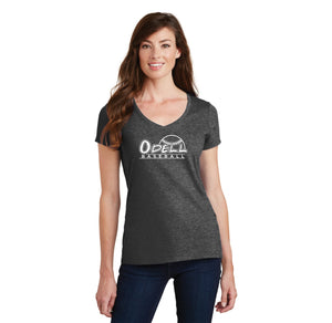 Odell Rec Sports Store 2024 On-Demand-Womens Fan Favorite V-Neck Tee Baseball Logo