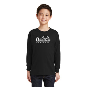 Odell Rec Sports Store 2024 On-Demand-Youth Unisex Long Sleeve Tee Baseball Logo