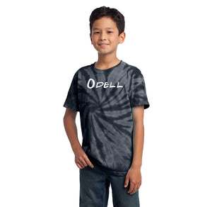 Odell Rec Sports Store 2024 On-Demand-Youth Unisex Tie-Dye Shirt Typographic Logo