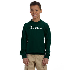 Odell Rec Sports Store 2024 On-Demand-Youth Unisex Crewneck Sweatshirt Typographic Logo