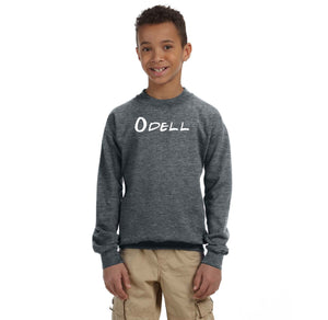 Odell Rec Sports Store 2024 On-Demand-Youth Unisex Crewneck Sweatshirt Typographic Logo