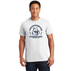 Chesterbrook Elementary Spirit Wear 2024 On-Demand-Adult Unisex T-Shirt Navy Logo