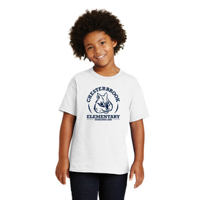 Chesterbrook Elementary Spirit Wear 2024 On-Demand-Youth Unisex T-Shirt Navy Logo