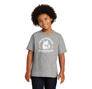 Chesterbrook Elementary Spirit Wear 2024 On-Demand-Youth Unisex T-Shirt White Logo