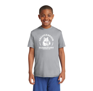 Chesterbrook Elementary Spirit Wear 2024 On-Demand-Youth Unisex Dri-Fit Shirt White Logo