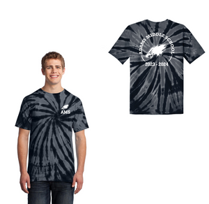 Adams Middle School Spring Spirit Wear 2024-Adult Unisex Tie-Dye Shirt