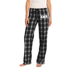 Adams Middle School Spirit Wear 2024-25 On Demand-District Womens Flannel Plaid Pant