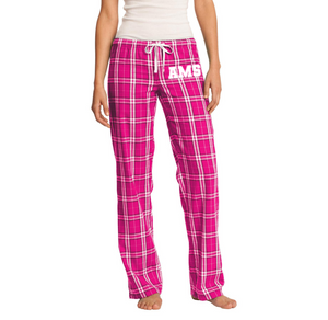 Adams Middle School Spirit Wear 2024-25 On Demand-District Womens Flannel Plaid Pant